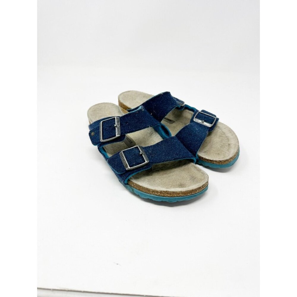 Birkenstock Blue Double Strap Sandals - Picture 2 of 9